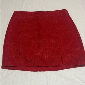 Altar'd State Scarlet Mini Skirt